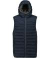 PA237 Proact Hooded Padded Bodywarmer Navy colour image